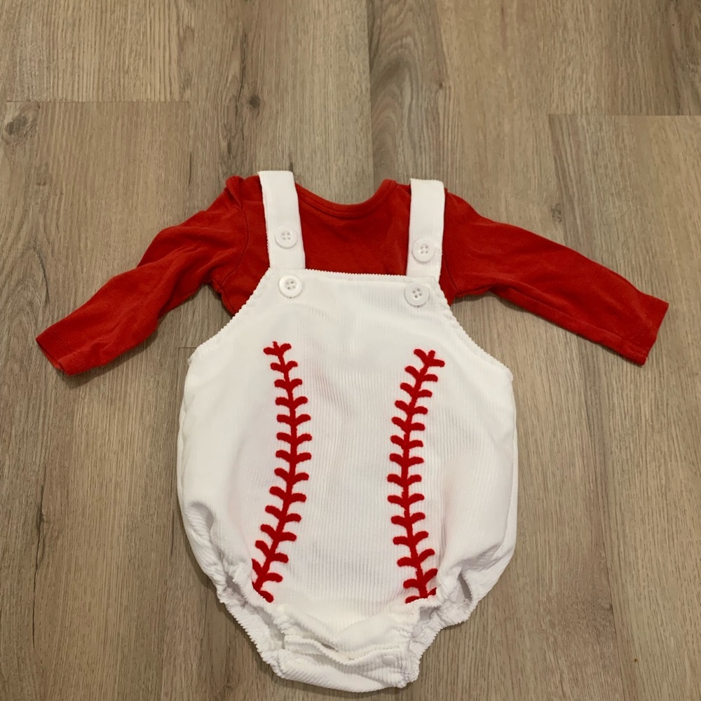 Baby Baseball Onesie 0-3 Months